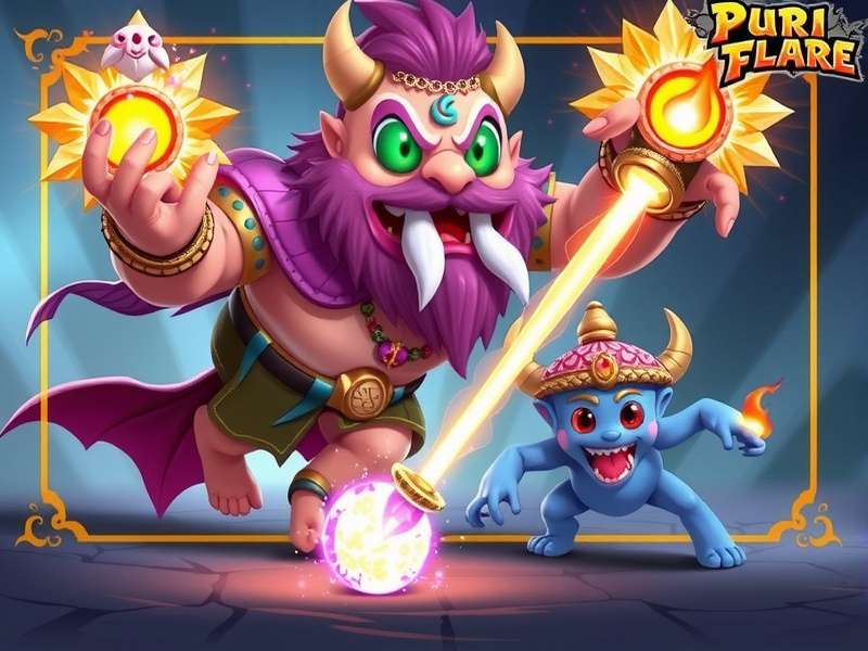 Puri Flare Monster Mash Combat Screen